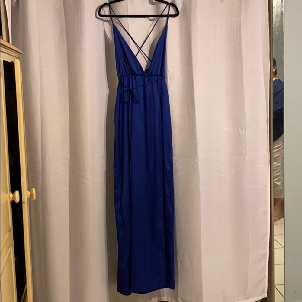 Royal blue formal dress